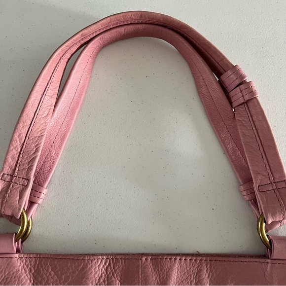American Leather Co. Java Double Handle Shopper Pink - Picture 3 of 16